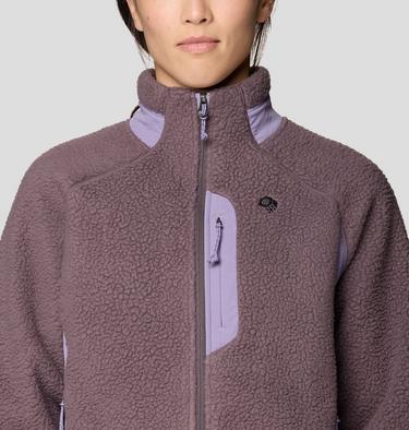 Women's Deep Drift Fleece Full Zip, Color: Purple Sage, image 12