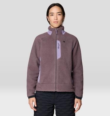 Women's Deep Drift Fleece Full Zip, Color: Purple Sage, image 5