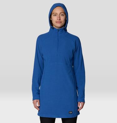 Women's Summit Grid Dress, Color: Berry Blue, image 1