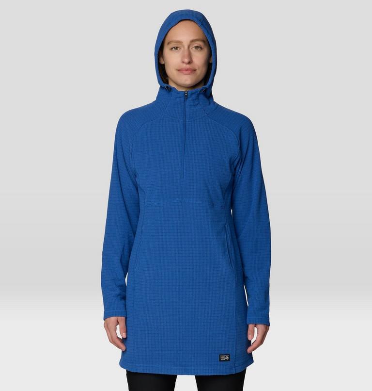Women's Summit Grid Dress, Color: Berry Blue, image 1