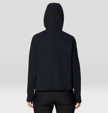 Women's Summit Grid Half Zip Hoody, Color: Black, image 2
