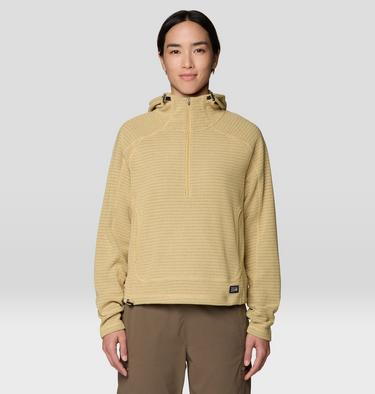 Women's Summit Grid Half Zip Hoody, Color: Prairie, image 5