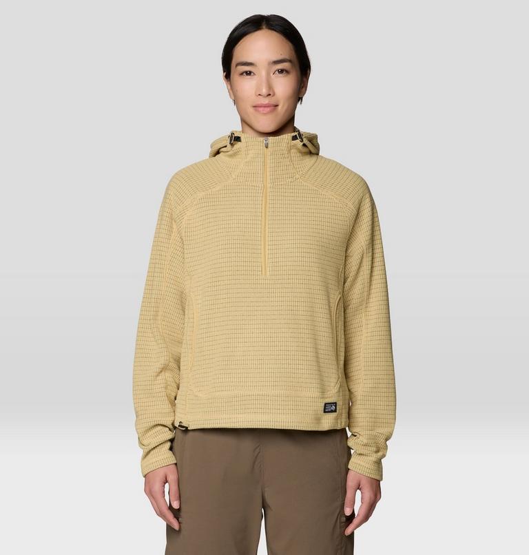 Women's Summit Grid Half Zip Hoody, Color: Prairie, image 1