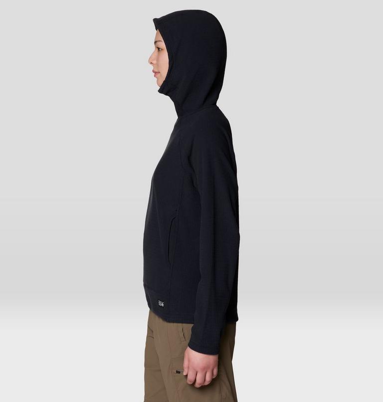 Women's Summit Grid Hoody, Color: Black, image 4