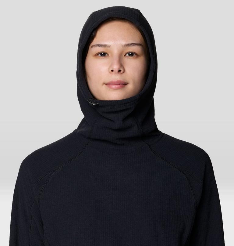 Women's Summit Grid Hoody, Color: Black, image 5