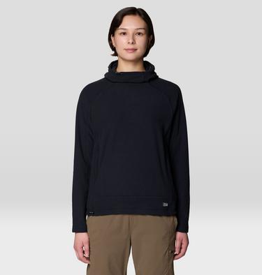 Women's Summit Grid Hoody, Color: Black, image 5
