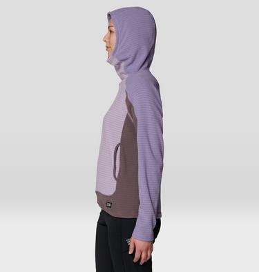 Women's Summit Grid Hoody, Color: Atmospheric, Violet Stone, Purple Sage, image 16