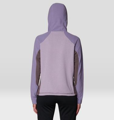 Women's Summit Grid Hoody, Color: Atmospheric, Violet Stone, Purple Sage, image 15