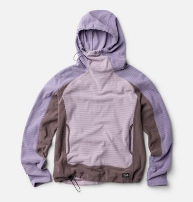 Women's Summit Grid Hoody, Color: Atmospheric, Violet Stone, Purple Sage, image 8