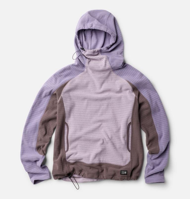 Women's Summit Grid Hoody, Color: Atmospheric, Violet Stone, Purple Sage, image 2