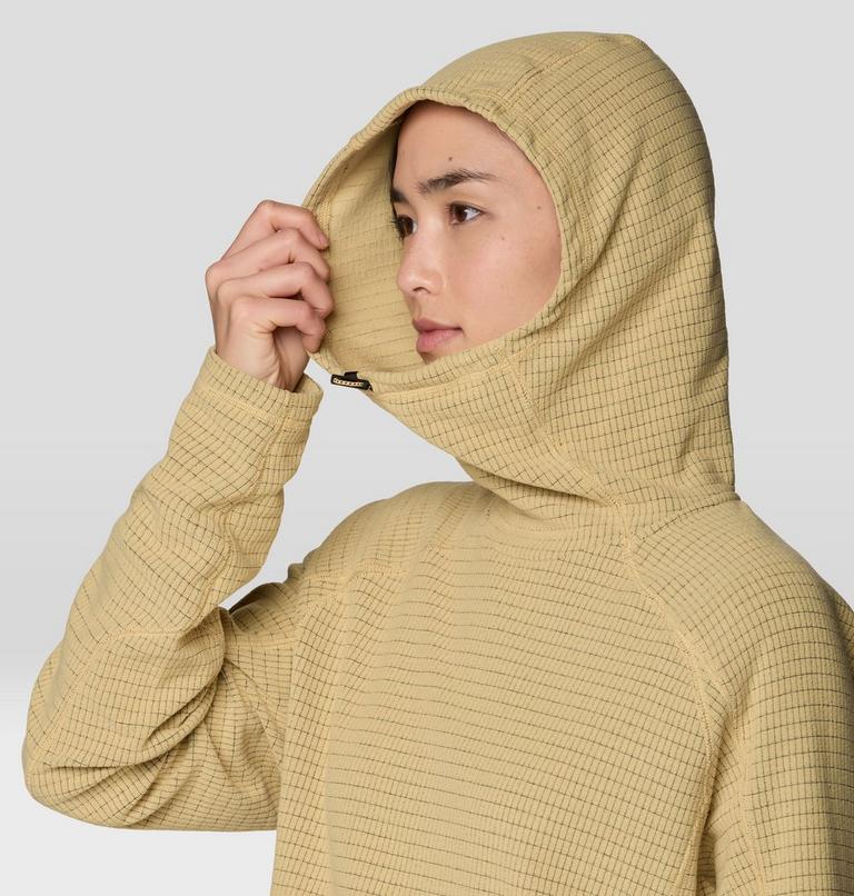 Women's Summit Grid Hoody, Color: Prairie, image 6
