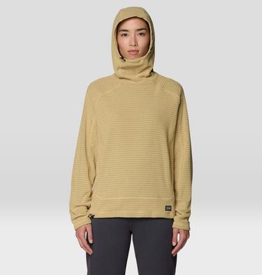 Women's Summit Grid Hoody, Color: Prairie, image 3