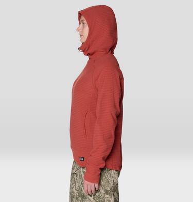 Women's Summit Grid Hoody, Color: Mars Red, image 4