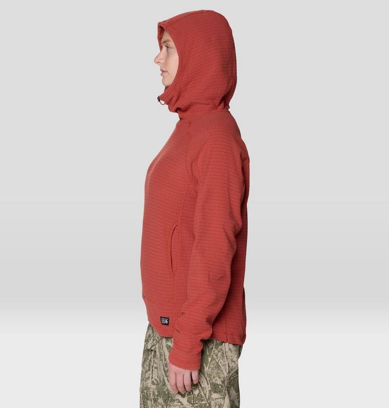 Women's Summit Grid Hoody, Color: Mars Red, image 4