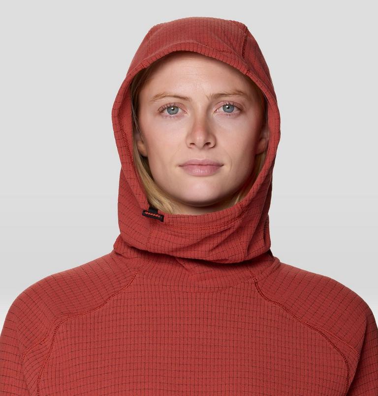 Women's Summit Grid Hoody, Color: Mars Red, image 6