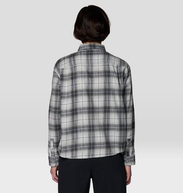Women's A-Side Long Sleeve Shirt, Color: Grey Ice Richmond Plaid, image 14