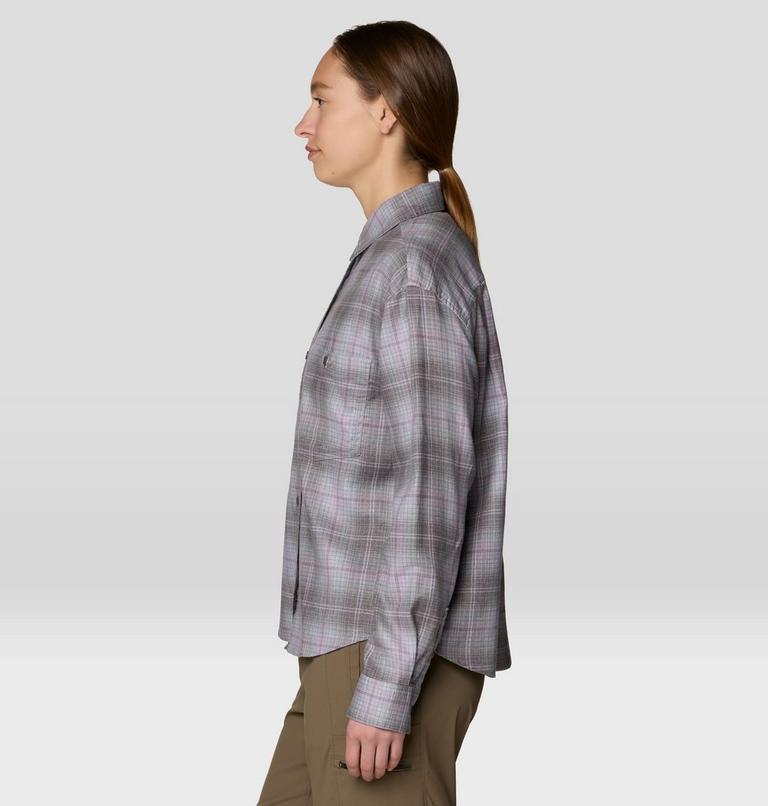 Women's A-Side Long Sleeve Shirt, Color: Atmospheric Richmond Plaid, image 4