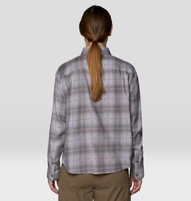 Women's A-Side Long Sleeve Shirt, Color: Atmospheric Richmond Plaid, image 3