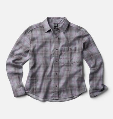 Women's A-Side Long Sleeve Shirt, Color: Atmospheric Richmond Plaid, image 2