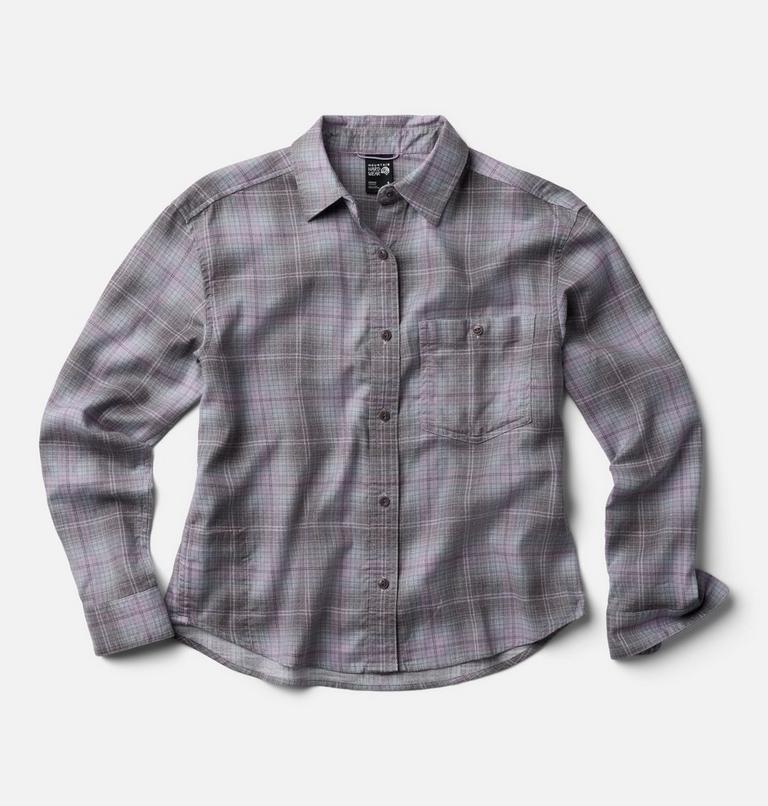 Women's A-Side Long Sleeve Shirt, Color: Atmospheric Richmond Plaid, image 2