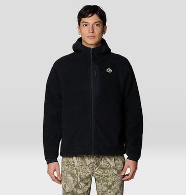 Men's Deep Drift Fleece Hoody, Color: Black, image 7
