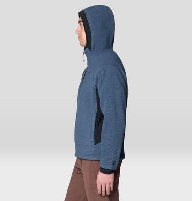 Men's Deep Drift Fleece Hoody, Color: Astral Blue, image 7