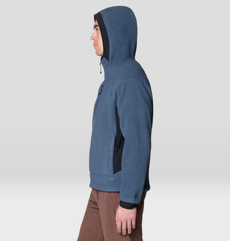 Men's Deep Drift Fleece Hoody, Color: Astral Blue, image 3