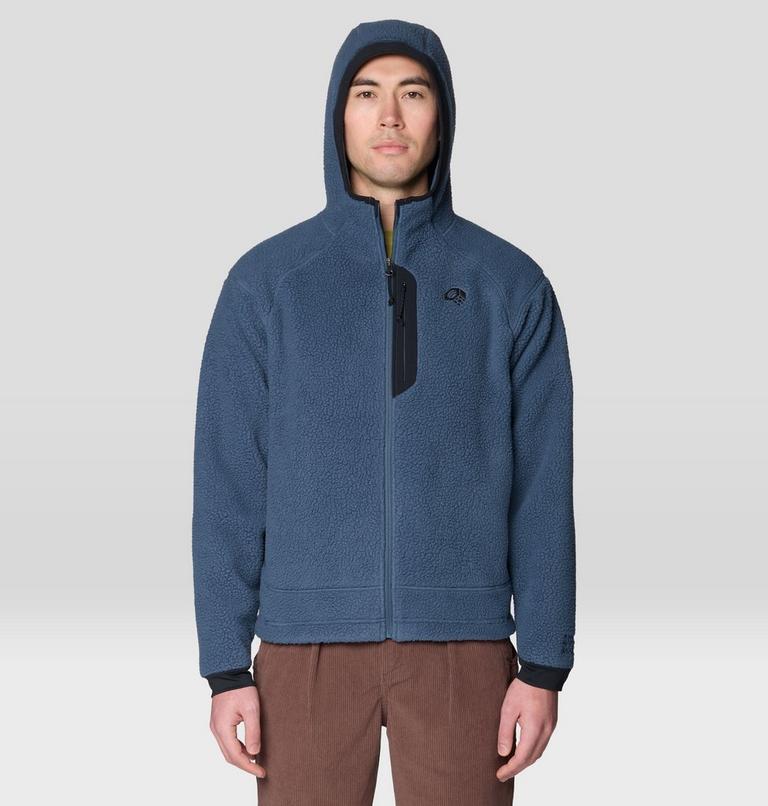 Men's Deep Drift Fleece Hoody, Color: Astral Blue, image 4