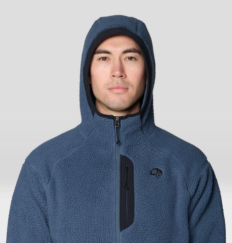 Men's Deep Drift Fleece Hoody, Color: Astral Blue, image 5