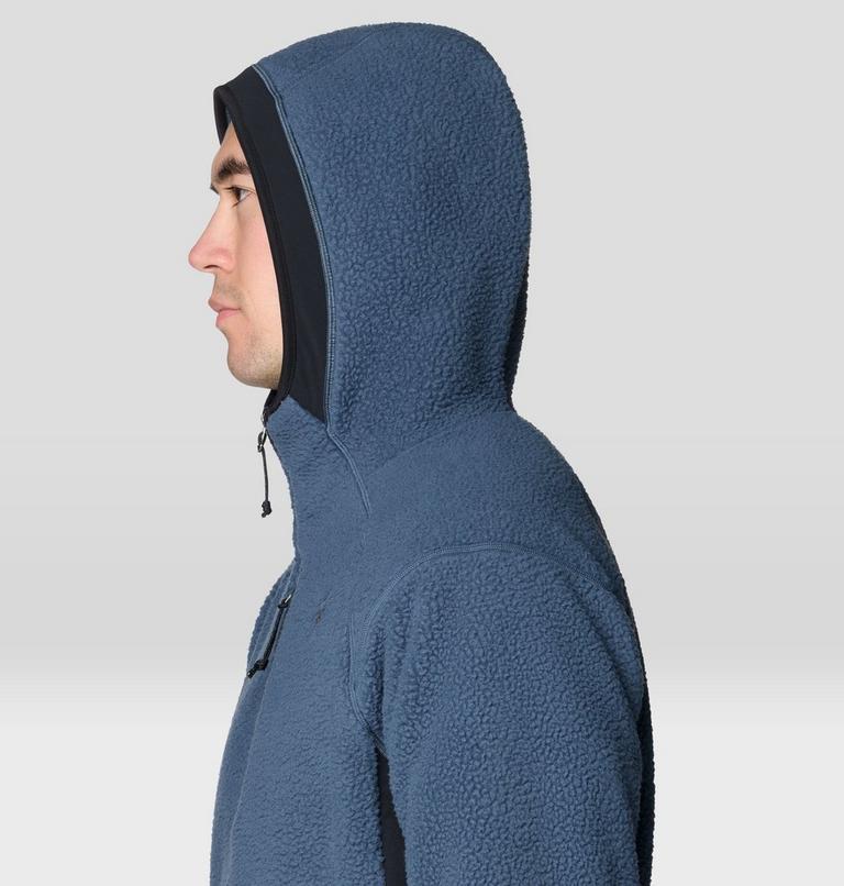 Men's Deep Drift Fleece Hoody, Color: Astral Blue, image 6