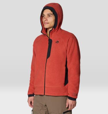 Men's Deep Drift Fleece Hoody, Color: Mars Red, image 4