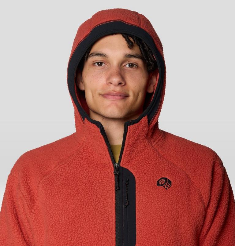 Men's Deep Drift Fleece Hoody, Color: Mars Red, image 5