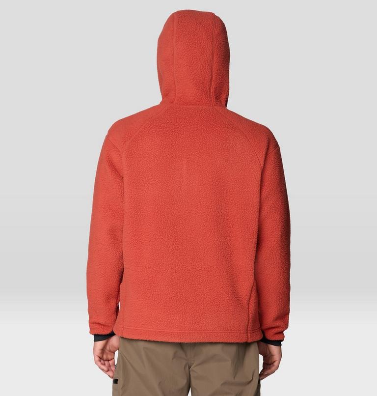 Men's Deep Drift Fleece Hoody, Color: Mars Red, image 2