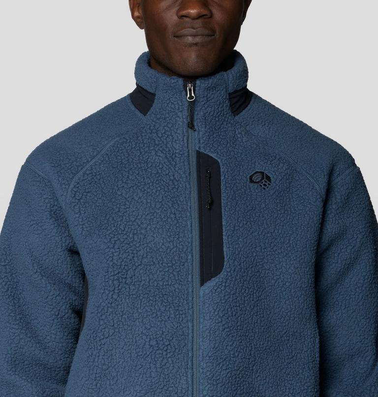 Men's Deep Drift Fleece Full Zip, Color: Astral Blue, image 4