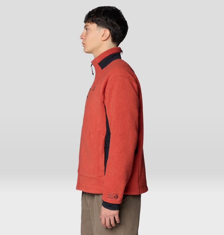 Men's Deep Drift Fleece Full Zip, Color: Mars Red, image 3