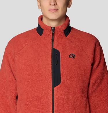 Men's Deep Drift Fleece Full Zip, Color: Mars Red, image 8