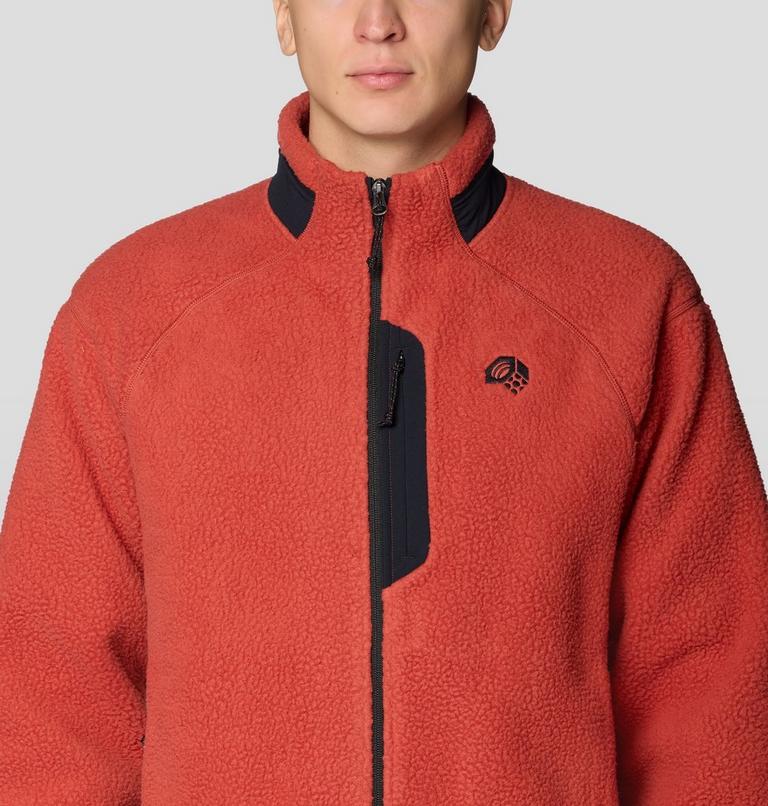 Men's Deep Drift Fleece Full Zip, Color: Mars Red, image 5