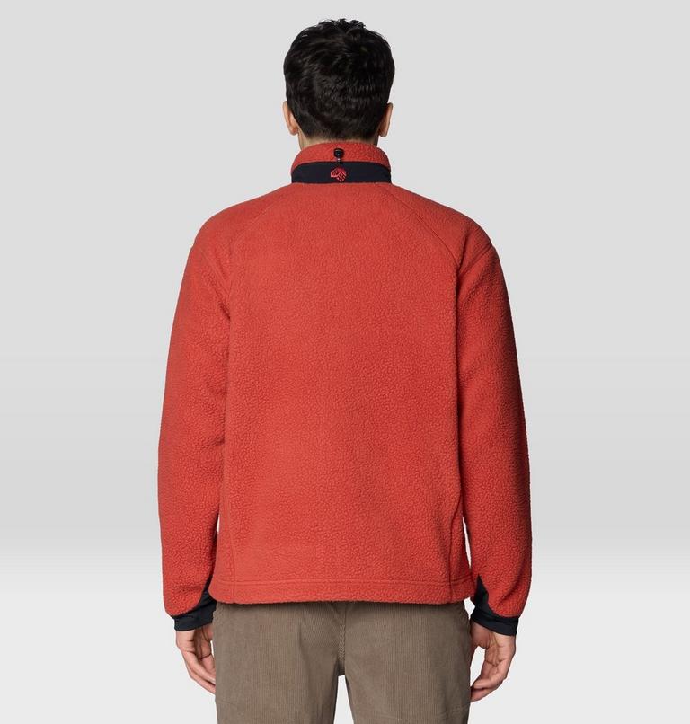 Men's Deep Drift Fleece Full Zip, Color: Mars Red, image 2