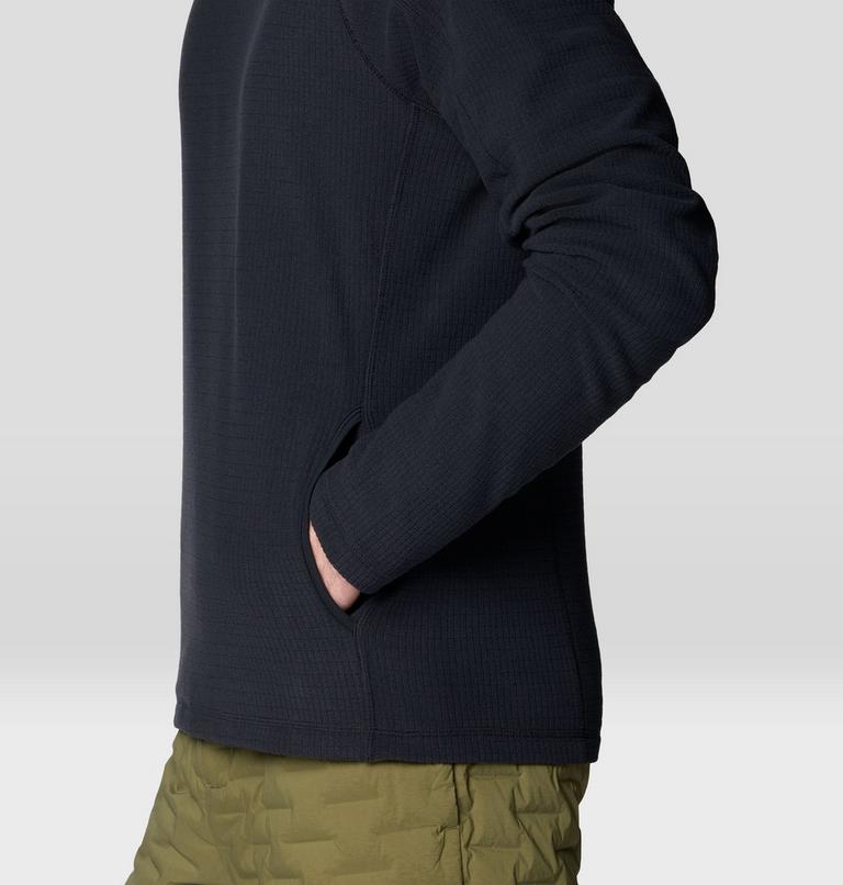 Men's Summit Grid Hoody, Color: Black, image 5