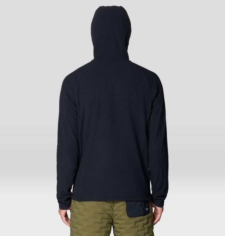 Men's Summit Grid Hoody, Color: Black, image 2