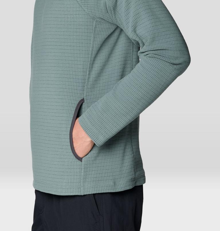Men's Summit Grid Hoody, Color: Thunderhead Grey, image 5