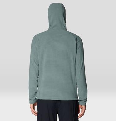 Men's Summit Grid Hoody, Color: Thunderhead Grey, image 14