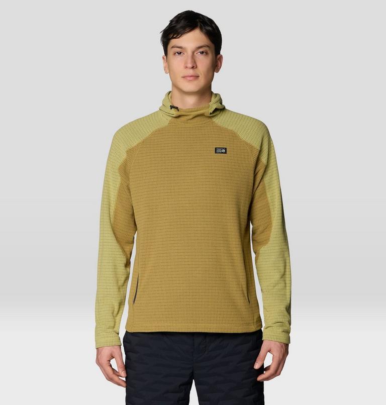Men's Summit Grid Hoody, Color: Grassland, image 4