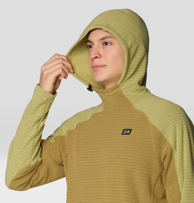 Men's Summit Grid Hoody, Color: Grassland, image 6