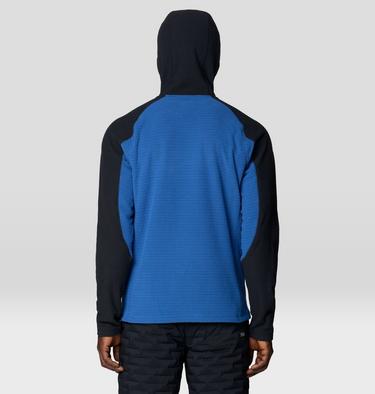Men's Summit Grid Hoody, Color: Berry Blue, image 10