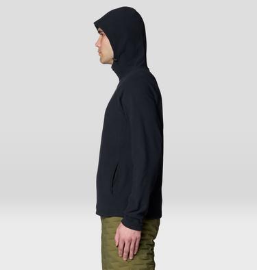 Men's Summit Grid Zip Hoody, Color: Black, image 4