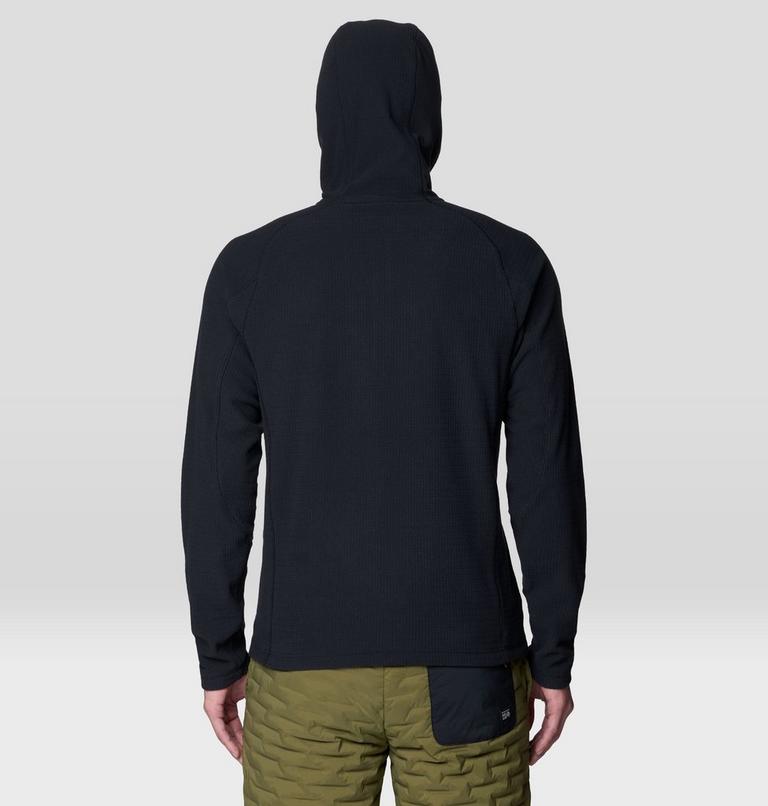 Men's Summit Grid Zip Hoody, Color: Black, image 3