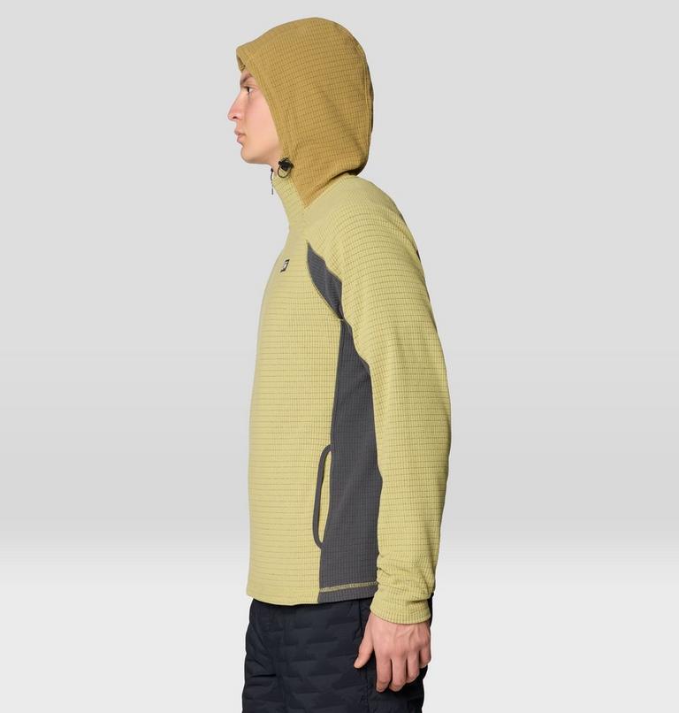 Men's Summit Grid Zip Hoody, Color: Forest Moss, image 4