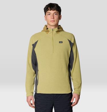 Men's Summit Grid Zip Hoody, Color: Forest Moss, image 5