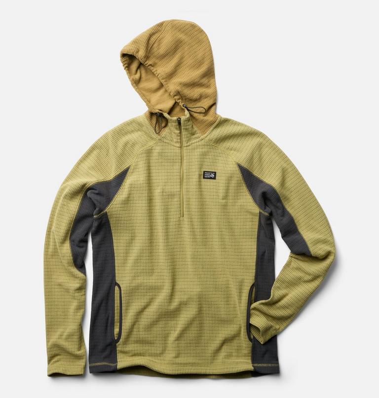 Men's Summit Grid Zip Hoody, Color: Forest Moss, image 2